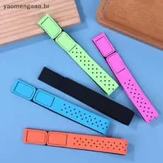 [yaoaa] 1Pc Alça De Braçadeira De Substituição Ajustável Para Corrida Coração Monitor De Frequência Banda Esporte Pulsei