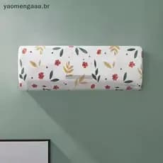 [yaoaa] Estilo Aleatório Ar Condicionado Capa Contra Poeira Ventilador Montado Na Parede Universal Minimalista Cartoon L