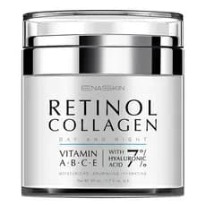 Creme de Retinol EnaSkin para Rugas: Creme de Colágeno para Rosto e Pescoço para Firmar a Pele - Hidratante Facial Antie