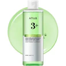 Anua Azelaic Acid 3 CICA Tônico Clarificante, Cuidado Suavizante e Purificante, com Ácido Salicílico e Azelaico, Control
