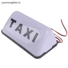 [yaobb] Sinal De Táxi Para Teto De Cabine , Lâmpada De Sinalização Magnética Carro , Luz 12V À Prova D'água COD