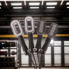 [yaobb] 2 Pcs Luz Traseira De Buzina De Sinal De Mudança De Direção De Bicicleta 36V/48V/60V/72V Lâmpada De Advertência