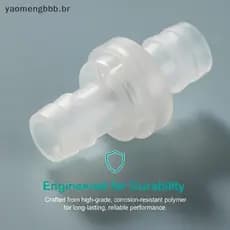[yaobb] 1Pc Válvula Che De Plástico De Parada De Água Para Sistema A Gás Anti-Sifrão Sem Retorno Melhoria Da Casa COD