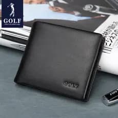 | 【carteira masculina couro】 | carteira masculina original carteira masculina pequena ❤Carteira GOLF/GOLF masculina de c