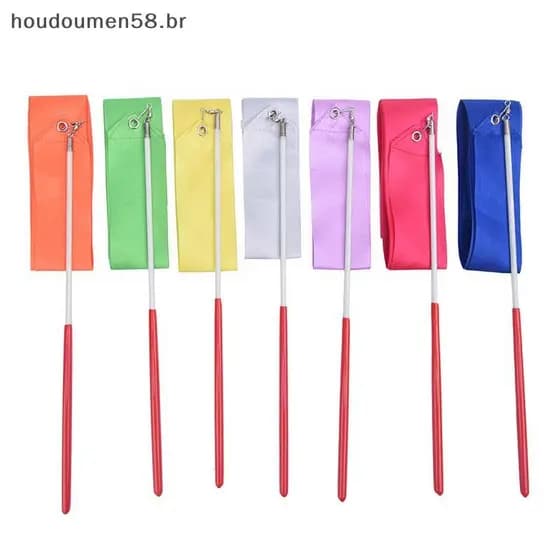 HOUDO 2m Fitas De Ginástica Profissional Fita De Dança Arte Rítmica Ballet Streamer