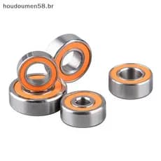 Rolamentos Cerâmicos Híbridos Inoxidáveis HOUDO Para Carretéis De Pesca Giratórios De Fundição De Isca 5 Unidades