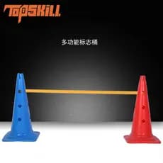 Equipamento de treinamento de futebol 52CM buraco logotipo barril obstáculo basquete auxiliar barril de sorvete multifun