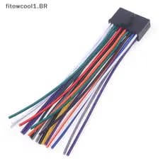 FCBR Chicote De Fios De Rádio Do Carro 20pin Adaptador De Fiação De Áudio Cd Dvd Conector Cabo T-plug De Alimentação Peç