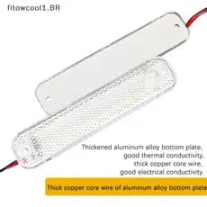 FCBR Carro LED Cúpula Luz 36LED 12V-85V Tru Interior Com Interruptor Noite Leitura De Teto Para RV Motorhomes Geléia Mar