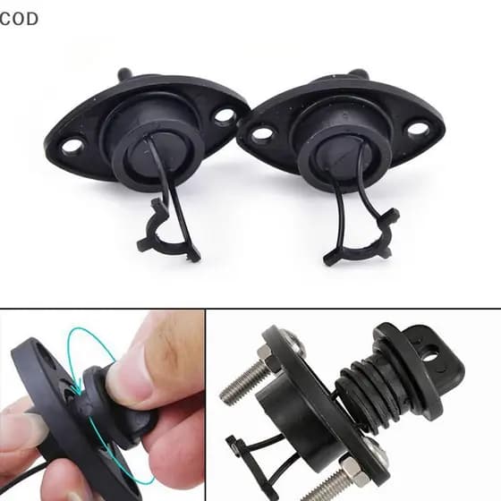 [QYA] 2 Unidades/Conjunto kit De Plugue De Drenagem universal Plugues bung Para Barco Bote Caiaque Canoas BR