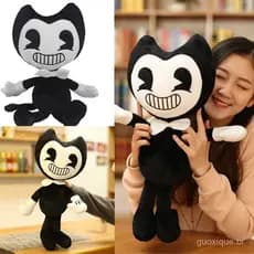 Brinquedo de desenho animado de 30 cm < Bandi e Ink Maker > Boneca de pelúcia estilo infantil 8RMA