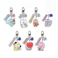 Adorável Desenho Animado Acrílico Chaveiro Mochila Pingente Presente Para Meninos E Meninas Festival De Primavera Decora