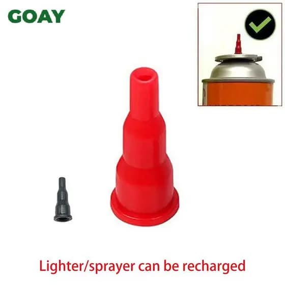 Adaptador De Bico De Butano De Madeira , 10 Peças , Converter Tanque De Cassete Em Inflável , Conector Gás Para Preenchi