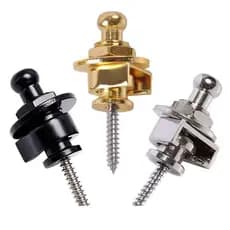 Correia De Guitarra De Madeira Lo Metal Bass Strap Studs Anti-offGuitar Los fameing