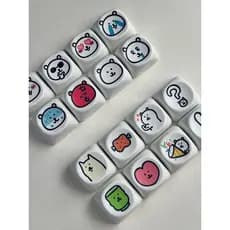 Auto-depreparador urso keycap único R4 Original keycap moa keycap Anime High-End bonito menina personalizado limitado