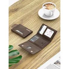 Carteira pequena simples Anti-desmagnetização porta-cartões leve Vertical