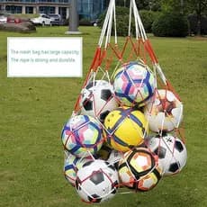 [YMC] Bolsa De Rede Portátil Para Transporte De Bolas , Vôlei , Durável , Padrão , Corda De Nylon , Bola De Armazenament