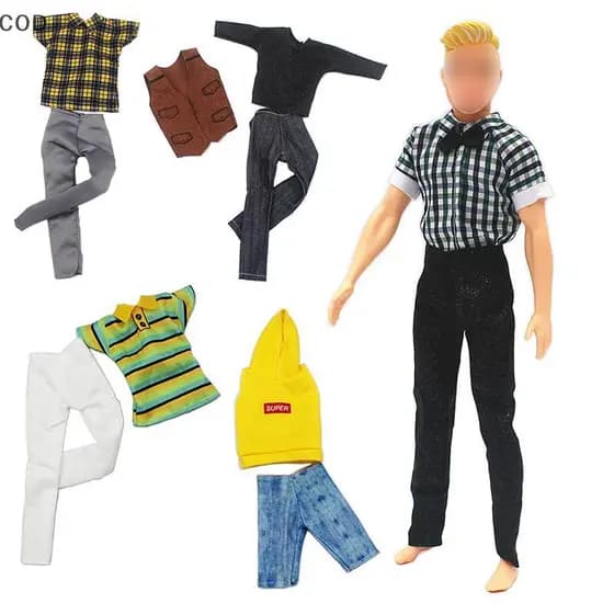 [YMC] 1 Conjunto De Roupas De Boneca De 30 Cm , Masculinas , Vestir Bonecas Multiestilos , Ternos Esportivos , Namorado