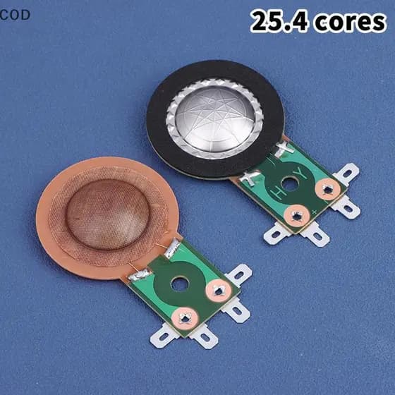 [YMC] Tweeters De 25.4 Mm Bobina De Voz Alto-Falante Redondo Afiada Substituição De Chifre Filme De Titânio Diafragma De