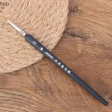 [YMC] 3 Unidades 0/00/000 Pintura Em Miniatura Cabelo De Lobo Pincel Profissional Para Arte BR