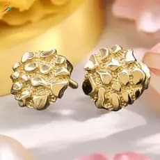 AOR Elegante Retro Irregular Geométrico Brincos De Ouro Ligafort E Versátil Jóias Para Mulheres Presente Masculino Quent
