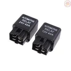 Carro 1Pc Relé De 12V 24V 40A 40 AMP Automotivo Van Barco Bicicleta 4 Pinos SPST Alarme Peças Reposição Automóvel Quente