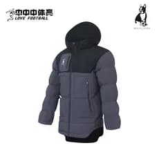 Soccerjunky futebol cão inverno meados de comprimento acolchoado jaqueta engrossado quente treinamento acolchoado jaquet