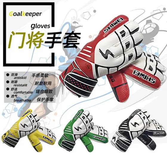 Luvas de goleiro de futebol profissional de alta qualidade Equipamento de futebol de goleiro adulto Cinto antiderrapante