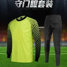 Frete grátis crianças adulto uniforme de goleiro masculino uniforme de goleiro de futebol respirável de secagem rápida u