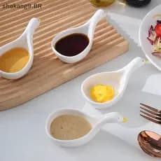 Sha Bonito Plástico Ganso Coelho Em Forma De Pratos Mini Tigelas De Creme Adorável Design Talheres Para Chá Da Tarde Com