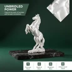Sha Resina Criação Cavalo Estátua Arte Moderna Estatueta Abstrata Material Ecológico Para Sala De Estar Decoração Do Esc