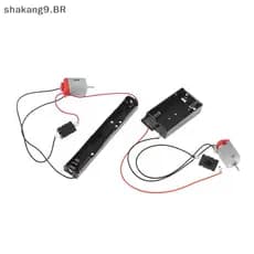 Kit De Motor Sha 130 Com 2 Suportes E Interruptor De Bateria , Mini Modelo Eletrônico DIY De 16500 Rpm BR