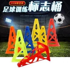 Equipamento de treinamento de futebol à prova de vento oco logotipo de basquete barril obstáculo tubo de sorvete logotip