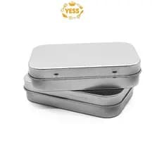 YESS Mini Caixa De Metal Banhada A Lata , Capa Deslizante , Armazenamento , Joias De Casamento , Caixas Portáteis , Reci