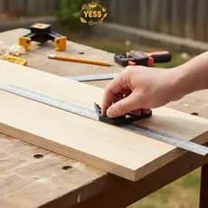 YESS Régua Quadrada De 12 Polegadas , Medidor De Nível De 300MM Com Cabeça Ajustável Para Medição E Artesanato DIY Quent