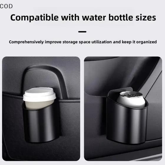 [ZDS] Caixa De Suporte De Copo Para Porta De Carro Ba Clip Design Bebida Ra Armazenamento Universal Assento De Água Orga
