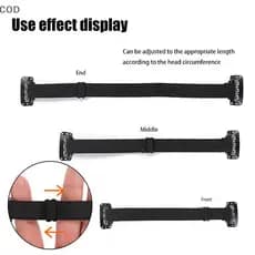 [ZDS] 1.5 Cm De Largura Cinto Instant Face Lift Banda Elástico Ajustável Com Grampo De Cabelo Para Aperto Facial , Rugas