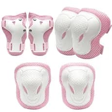 Conjunto de Protetores de Joelho, Cotovelo e Punho para Crianças de 3 a 8 Anos, Equipamento de Proteção Infantil para Es