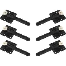 6PCS Sofa Support Connector Brackets - Invisible Interlocking Sofa Connector with Rotate 360 Degree Hardware, Coated Pla