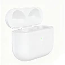 Capa de Carregamento Sem Fio de Substituição para AirPods 3ª Geração, Capa Carregadora para AirPod Gen 3 com Botão de Si