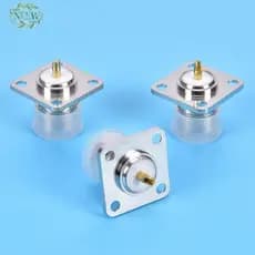 NEEW UHF-KF Fêmea SO239 Painel Chassi Montagem Flange Copo De Solda Conector RF Quente