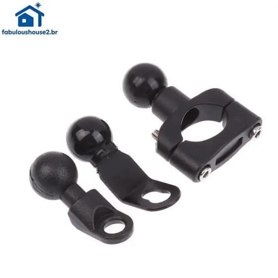 FABUL 1 Conjunto De Braçadeira Esférica De 2.3cm , Suporte Para Telefone De Moto PJ10/PJ13/PJ18 , Kit De Base De Montage