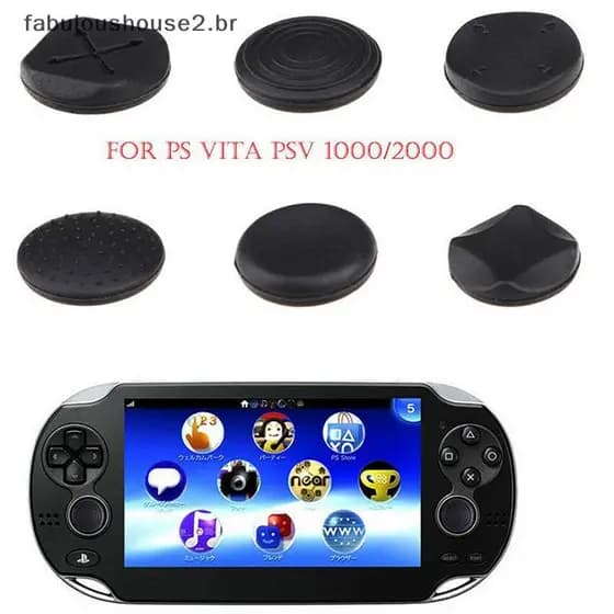 FABUL 6 Unidades De Capa De Silicone Para Controle PS Vita 1000/2000