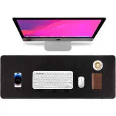 Mousepad Gamer para Mesa, Mousepad Grande para Jogos com Tecido Micro-Tecido Superior, Mousepad Estendido com Bordas Cos