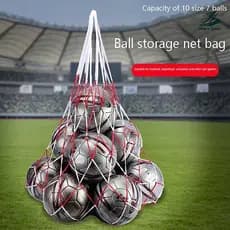 Bolsa De Rede De Transporte Portátil Viva o Sport , Bolas , Vôlei , Durável , Padrão , Corda De Nylon , Armazenamento De