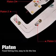 Viva o Sport Ganchos De Pesca Semiautomáticos Máquina De Camada De Linha Portátil De Aço Inoxidável Gancho De Peixe Knot
