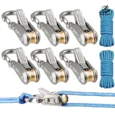 Viva o Sport Corda Ajustável Rolo Tensor Paracord Dispositivo De Ligação Rápida Sem Nós Para Barraca Guyline Atividades