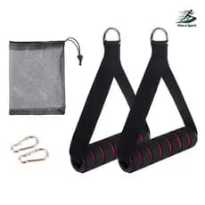 Viva o Sport D-Ring Metal Gym Handles Grip Workout Heavy Duty Cable Machine Handle Com Gancho Para Exercícios De Ioga Po