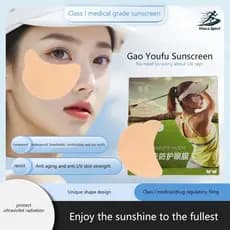 Viva o Sport 5 Pares De Adesivos Faciais Uv Para Golfe , De Proteção Solar , Hidratante , Respirável , Adesivo Facial Go