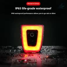 Viva o Sport Luzes De Bicicleta Lanterna Recarregável USB Para Luz Traseira IP65 À Prova D'água Capacete De Advertência